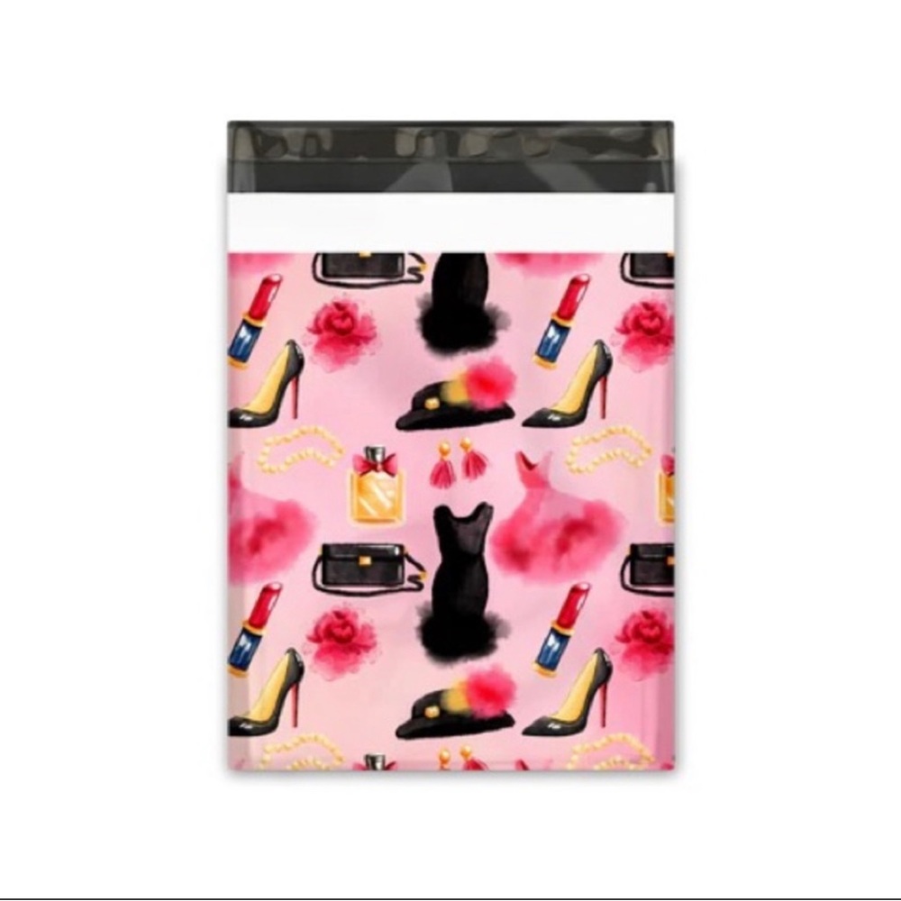 1 pack of 25 Pink Boutique Fashion 10” x 13” Poly Mailers